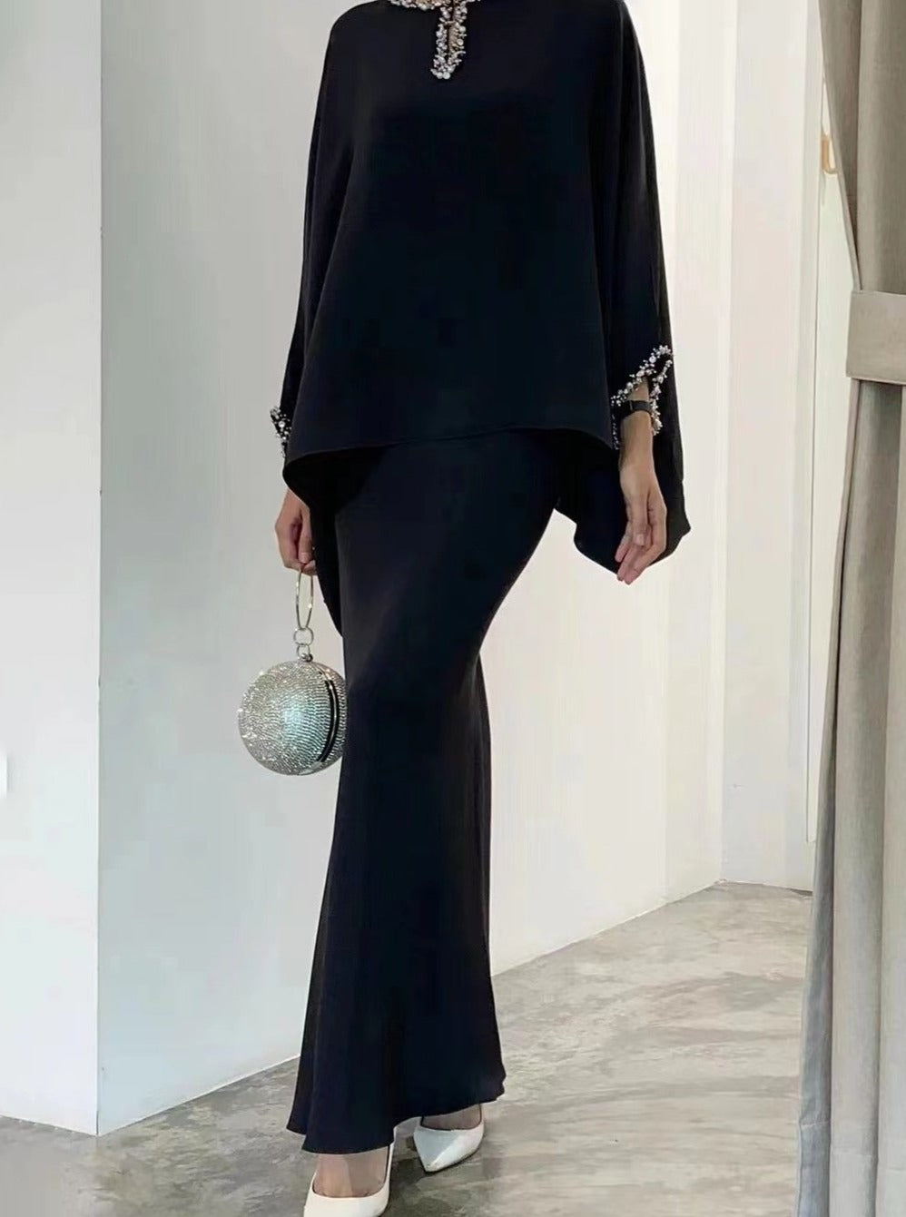 Asya - Sukienka z amerykańskimi perłami